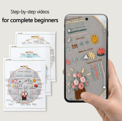 CraftHoop Embroidery Starter Kit