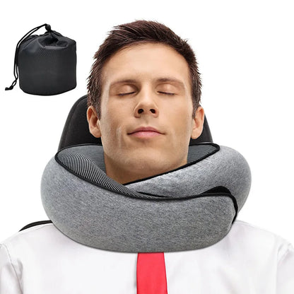 Snail Memory Travel Comfort Pillow