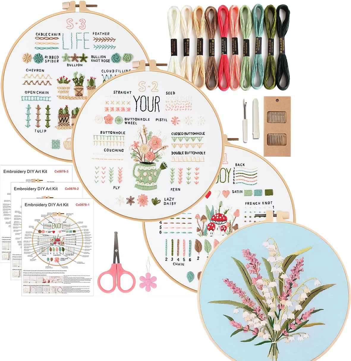 CraftHoop Embroidery Starter Kit