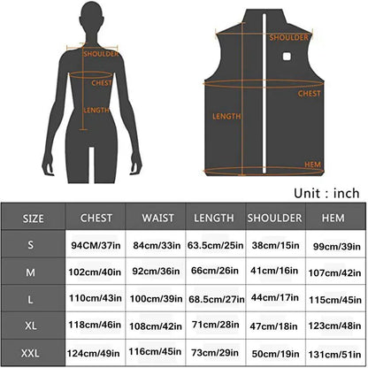 USB Heated Winter Vest