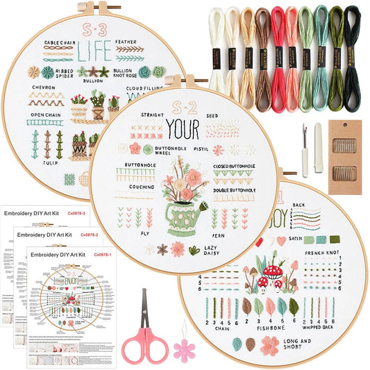 CraftHoop Embroidery Starter Kit