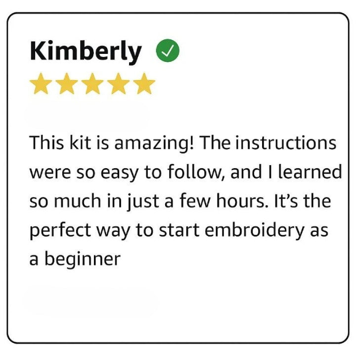 CraftHoop Embroidery Starter Kit